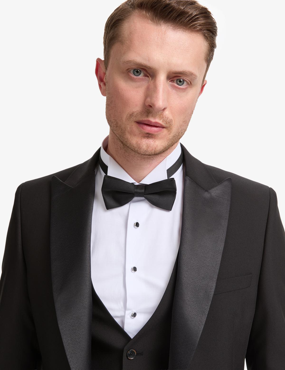 Siyah Ex. Slim Fit Smokin - 50324239008