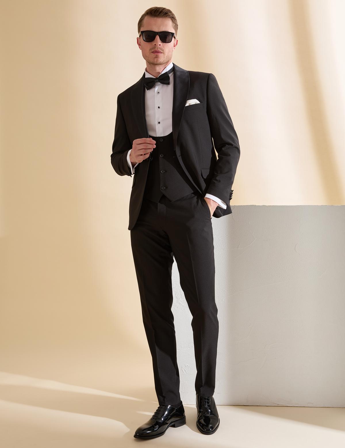 Siyah Ex. Slim Fit Smokin