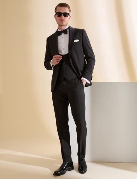 Siyah Ex. Slim Fit Smokin - 50324273005