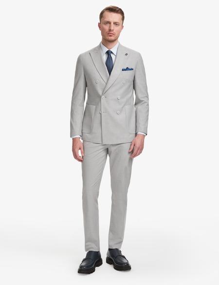 Gri Ex. Slim Fit Takım Elbise - 50324857011