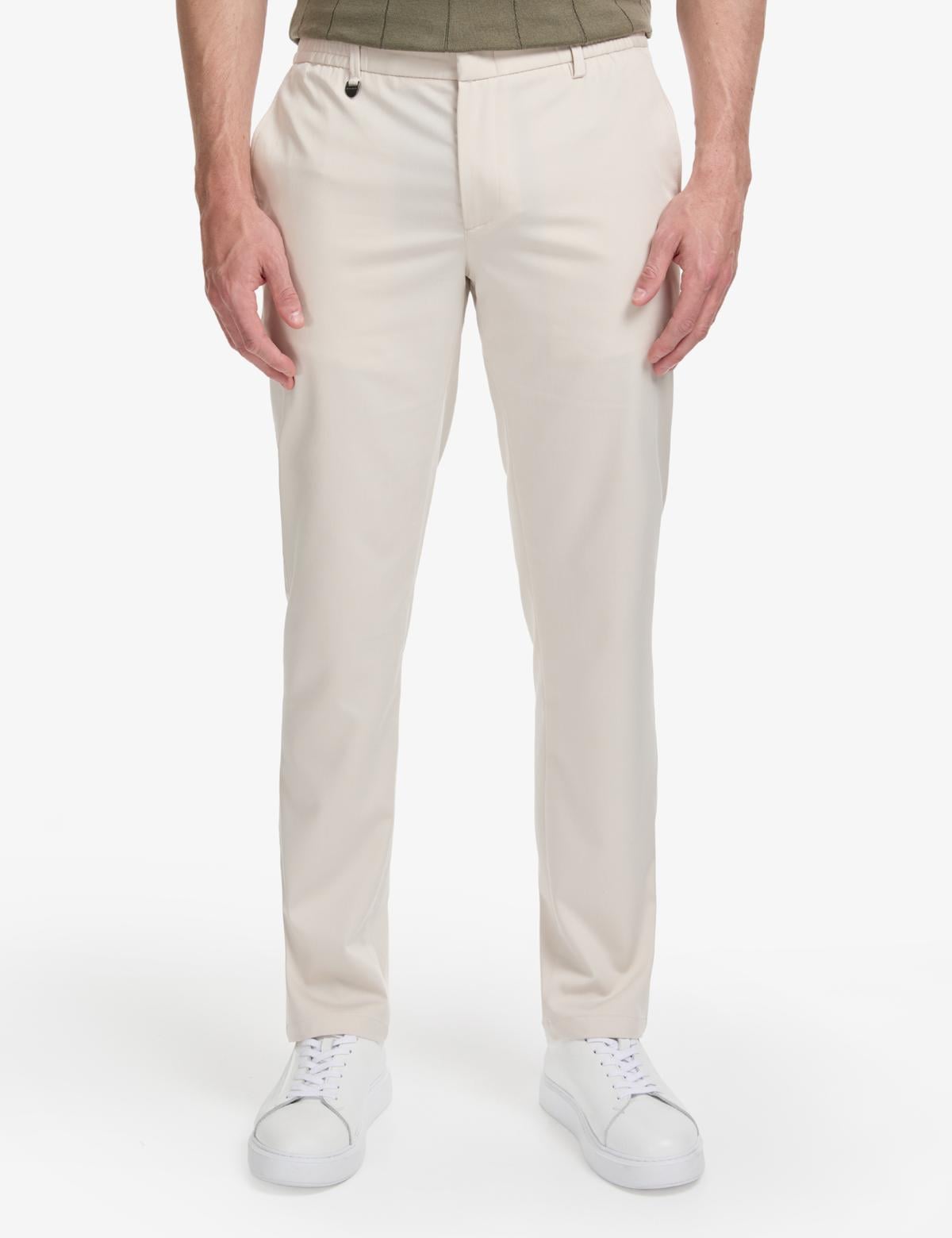 Bej Slim Fit Kumaş Pantolon - 50324276026