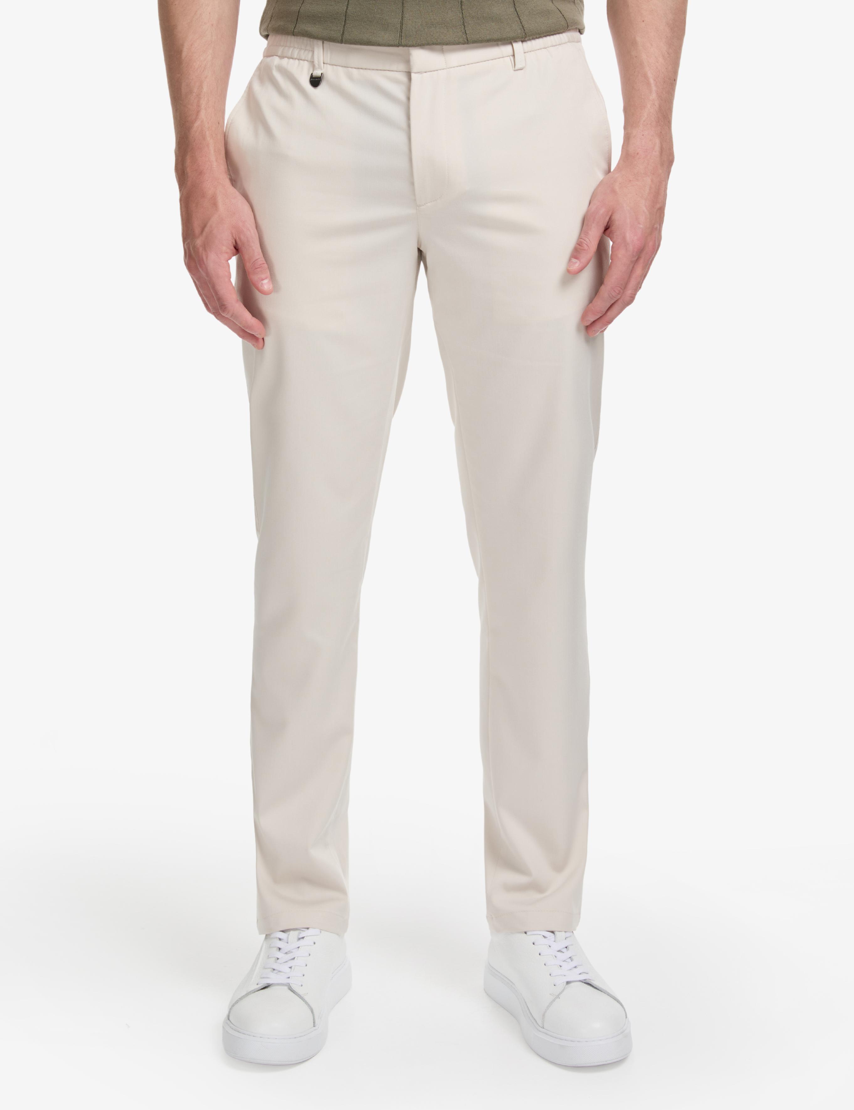 Bej Slim Fit Kumaş Pantolon