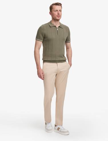 Bej Regular Fit Kanvas Pantolon