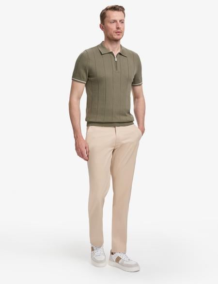 Bej Regular Fit Kanvas Pantolon - 50288510174