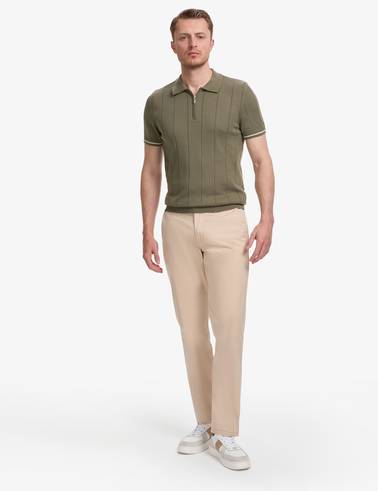 Bej Regular Fit Kanvas Pantolon