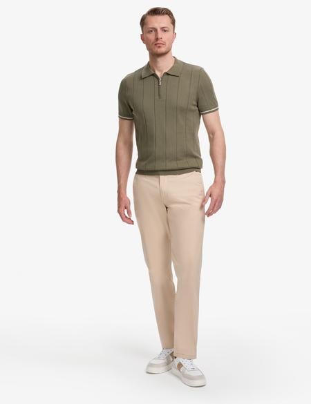 Bej Regular Fit Kanvas Pantolon - 50288510174
