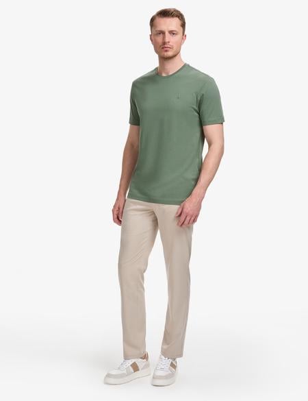 Bej Slim Fit Esnek Bel Klasik Jogger Pantolon - 50325166009