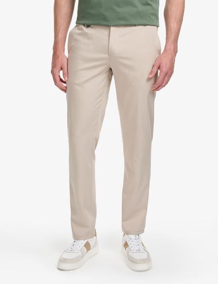 Bej Slim Fit Esnek Bel Klasik Jogger Pantolon - 50325166009