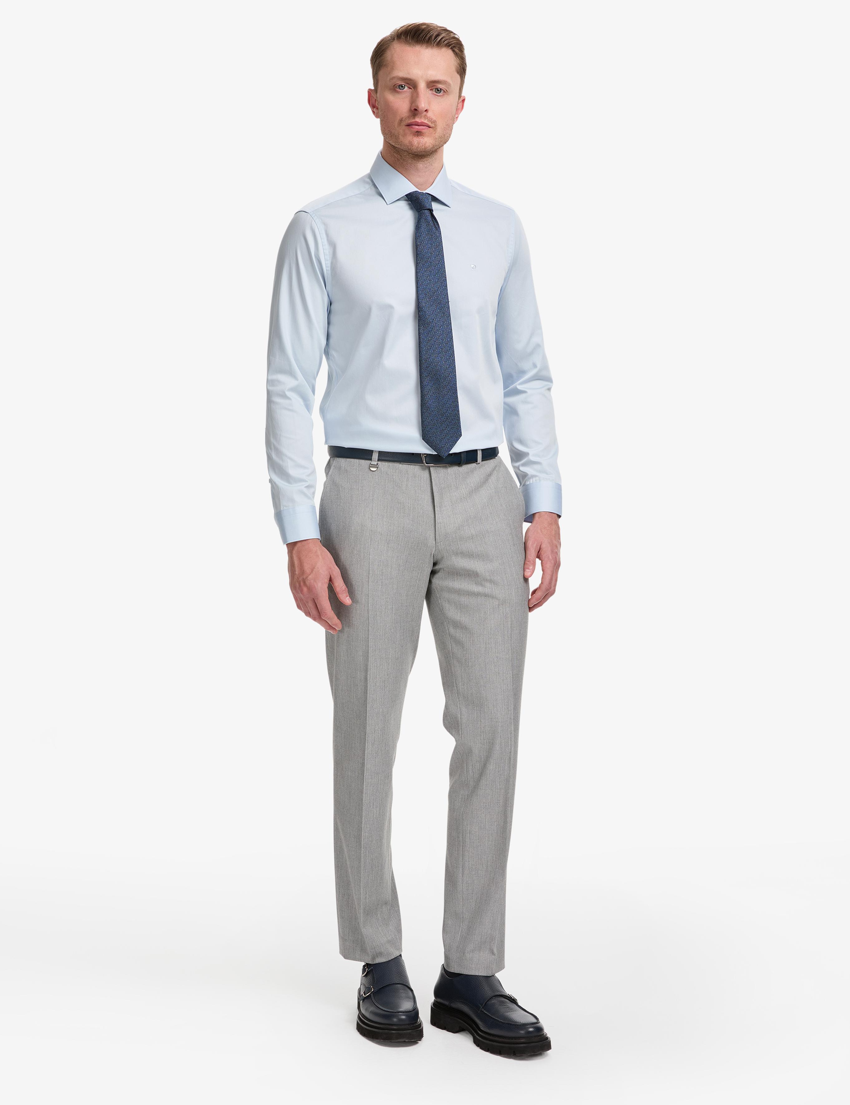 Gri Slim Fit Kumaş Pantolon