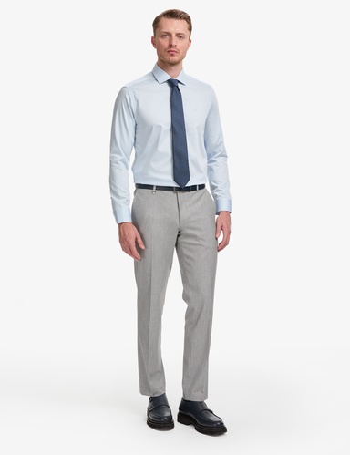 Gri Slim Fit Kumaş Pantolon