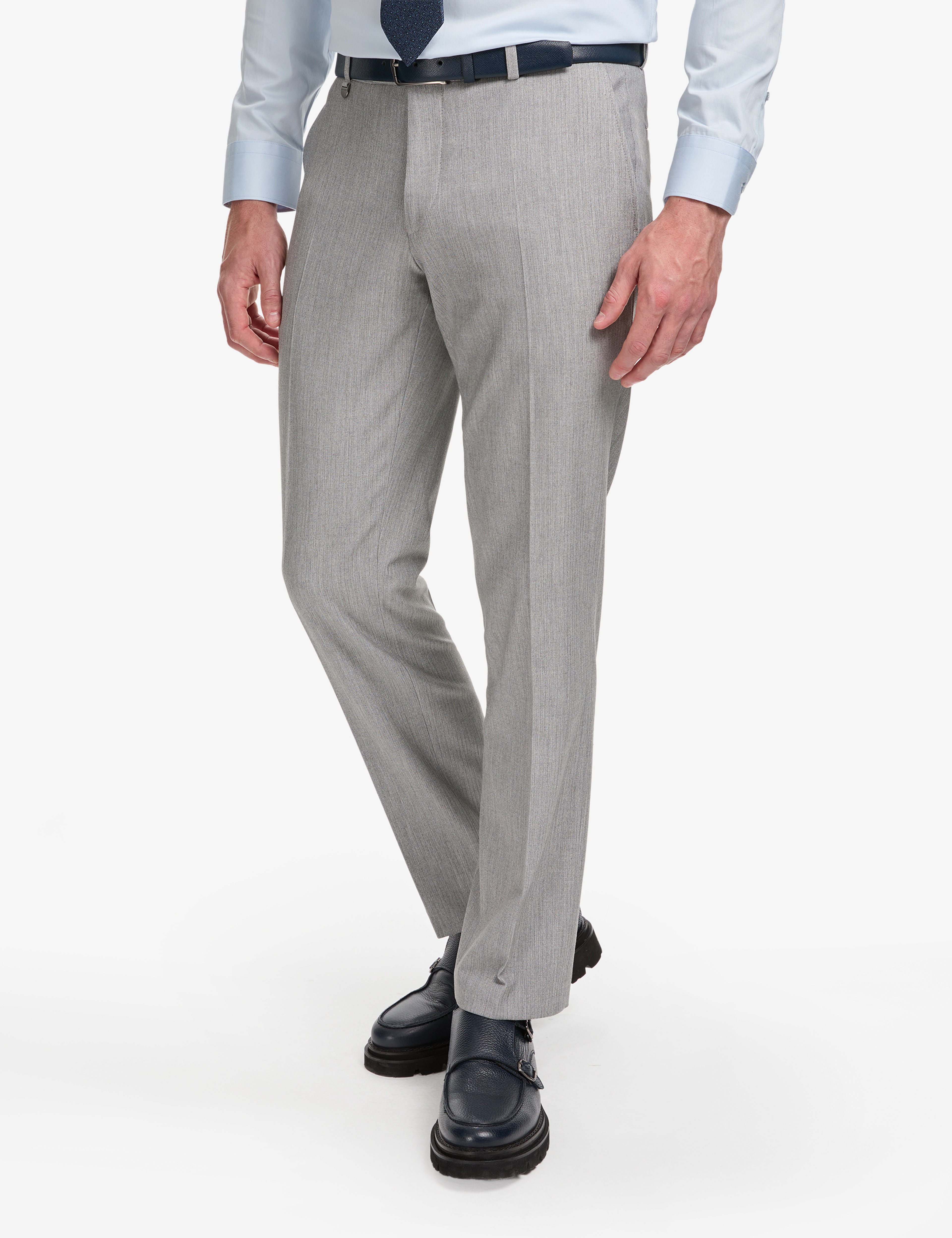 Gri Slim Fit Kumaş Pantolon