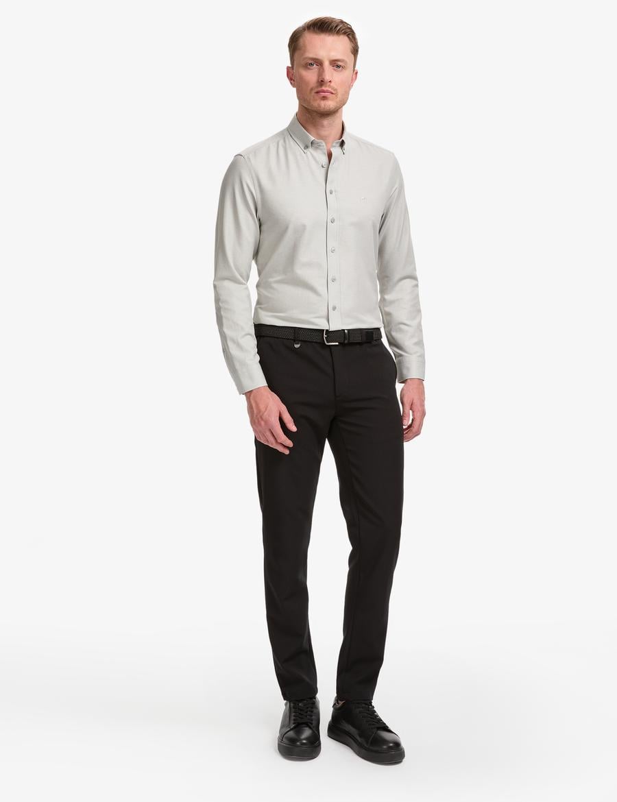 Siyah Ex. Slim Fit Kumaş Pantolon