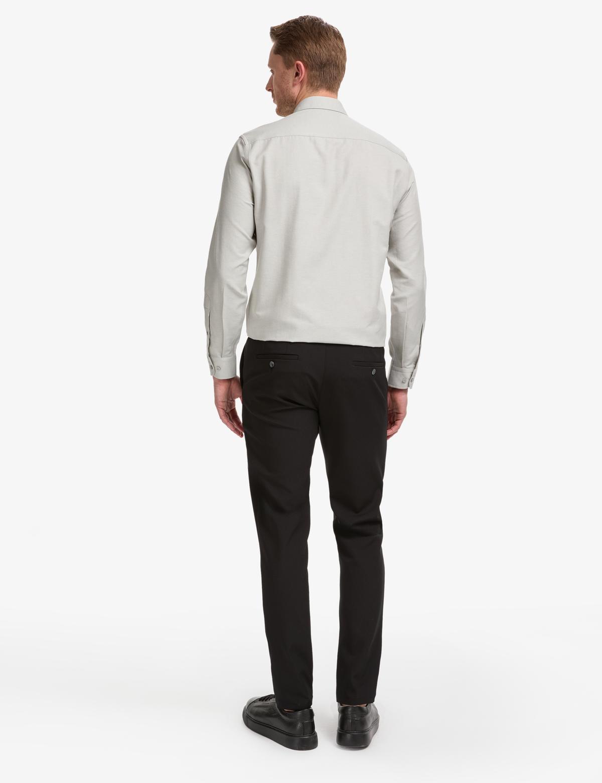 Siyah Ex. Slim Fit Kumaş Pantolon - 50319594045