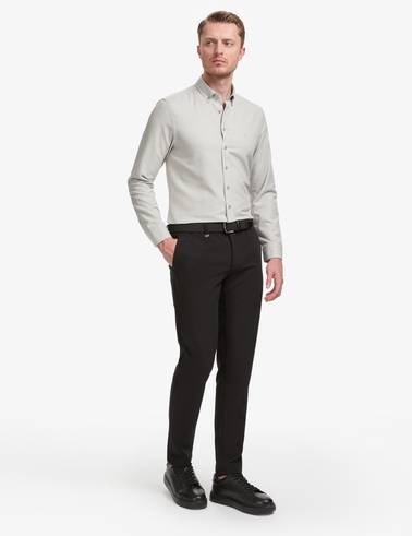 Siyah Ex. Slim Fit Kumaş Pantolon