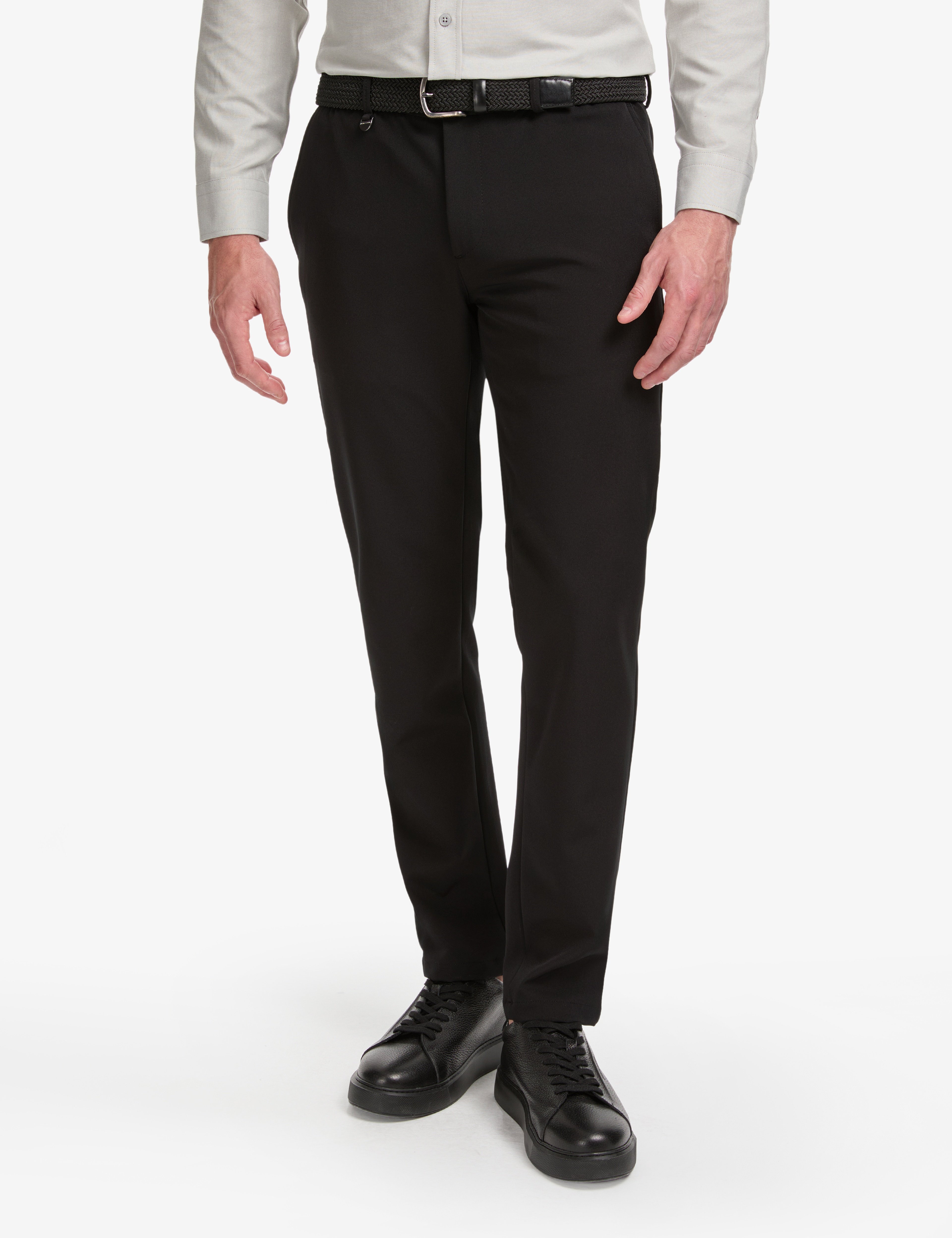 Siyah Ex. Slim Fit Kumaş Pantolon