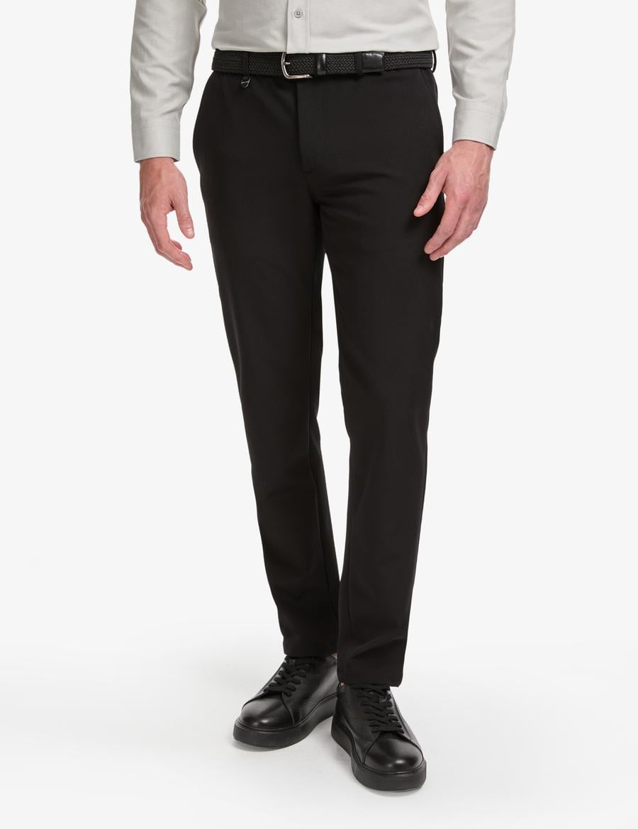 Siyah Ex. Slim Fit Kumaş Pantolon