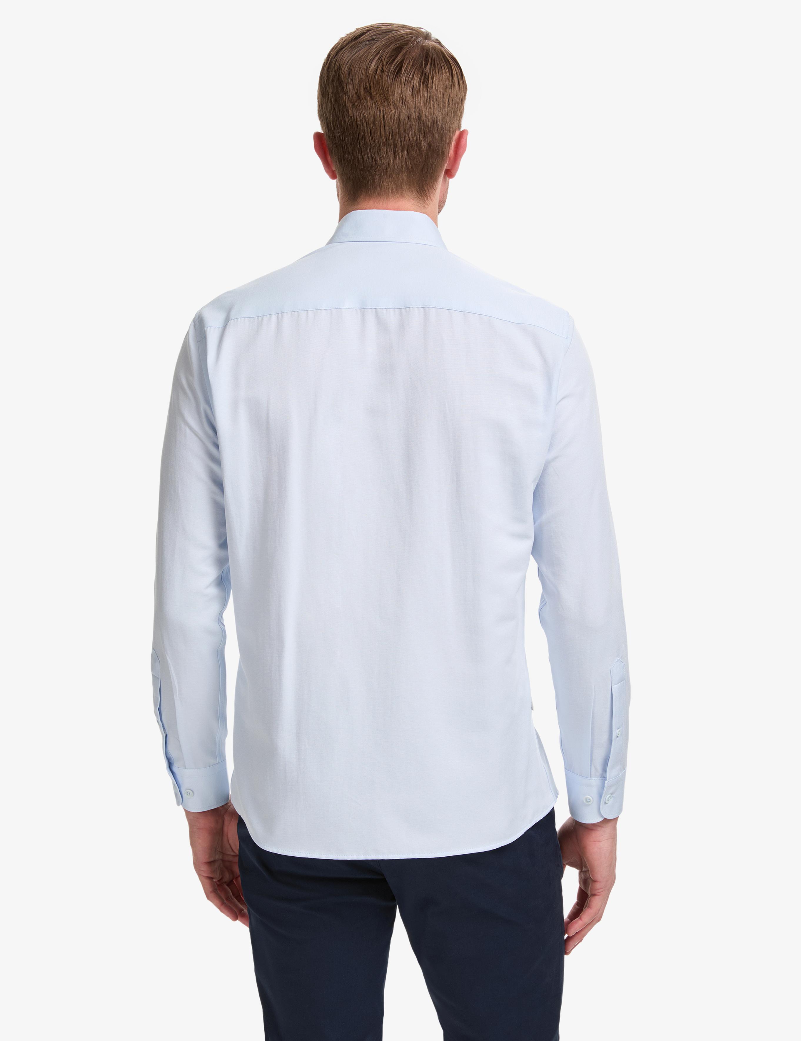 Açık Mavi Regular Fit Uzun Kollu Gömlek