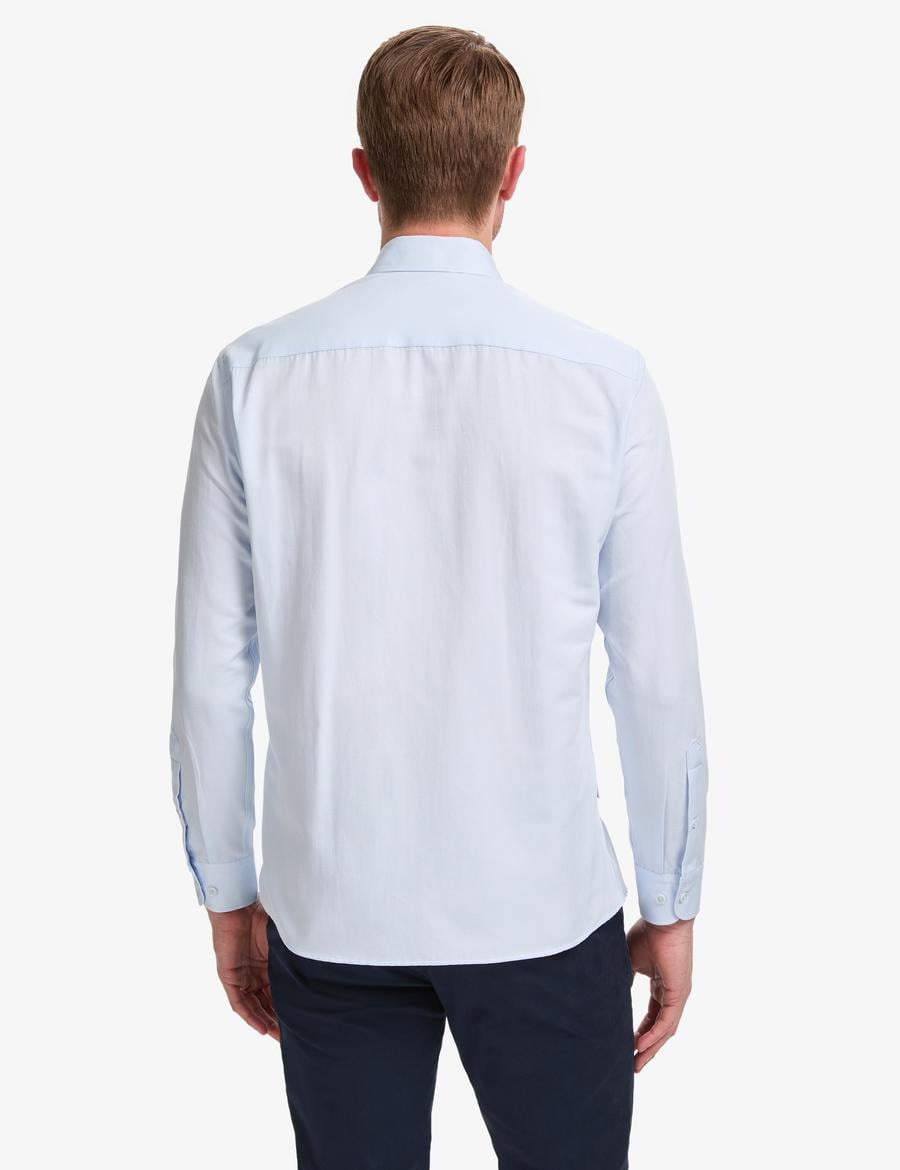 Açık Mavi Regular Fit Uzun Kollu Gömlek