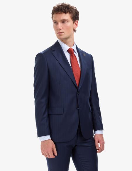 Lacivert Slim Fit Takım Elbise - 50319655008