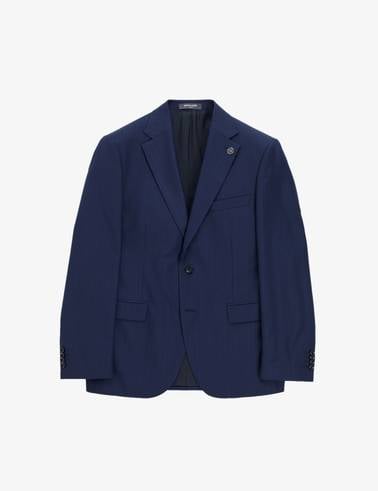 Lacivert Slim Fit %100 Yün Takım Elbise