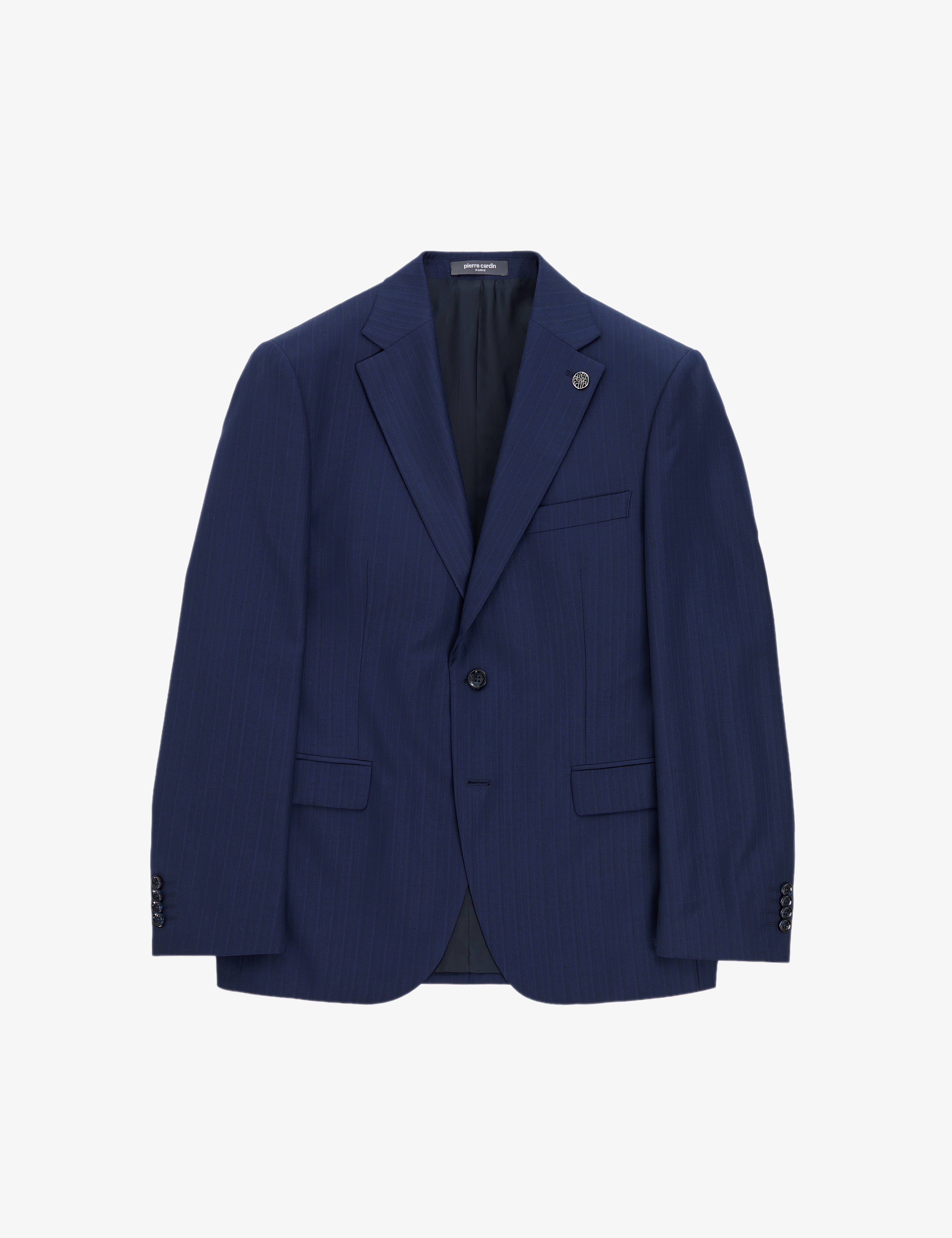 Lacivert Slim Fit %100 Yün Takım Elbise