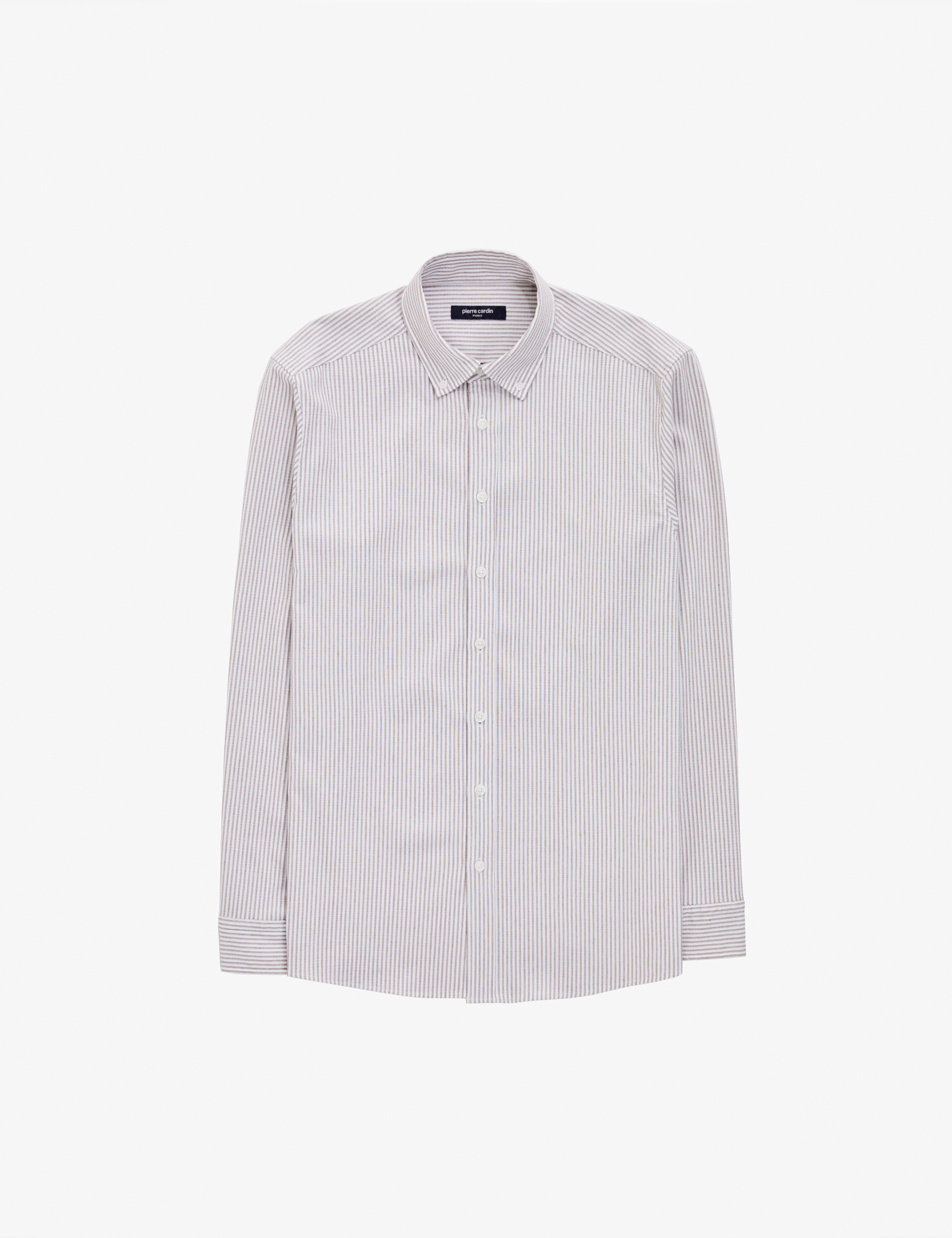 Koyu Kahverengi Slim Fit Uzun Kollu Gömlek - Image 6