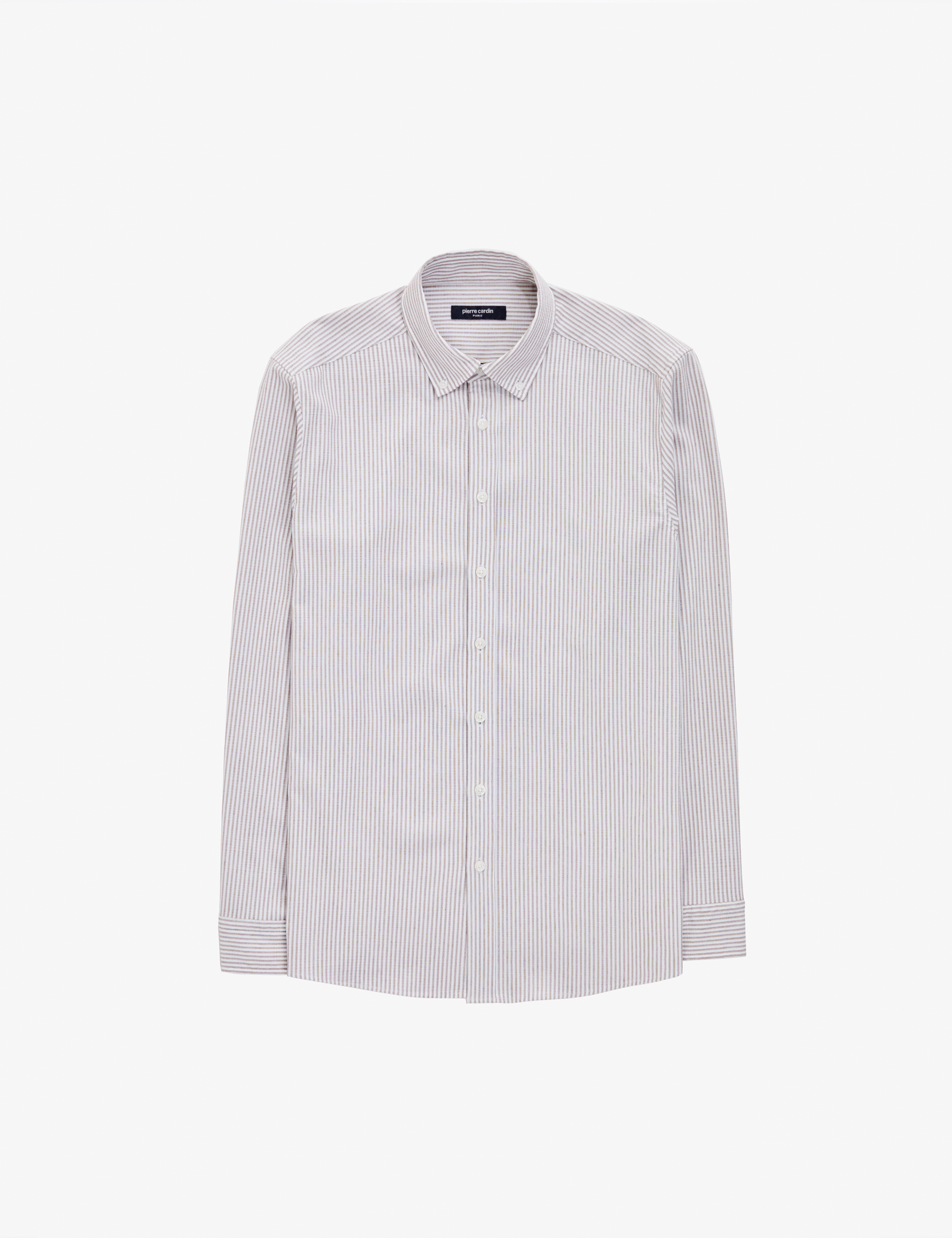 Koyu Kahverengi Slim Fit Uzun Kollu Gömlek