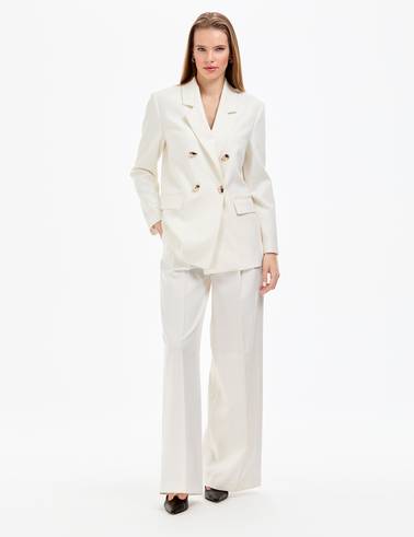 Ekru Comfort Fit Ceket
