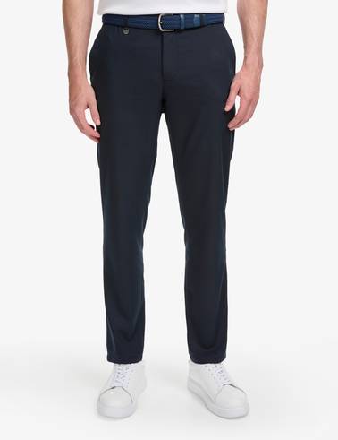 Lacivert Slim Fit Esnek Bel Klasik Jogger Pantolon