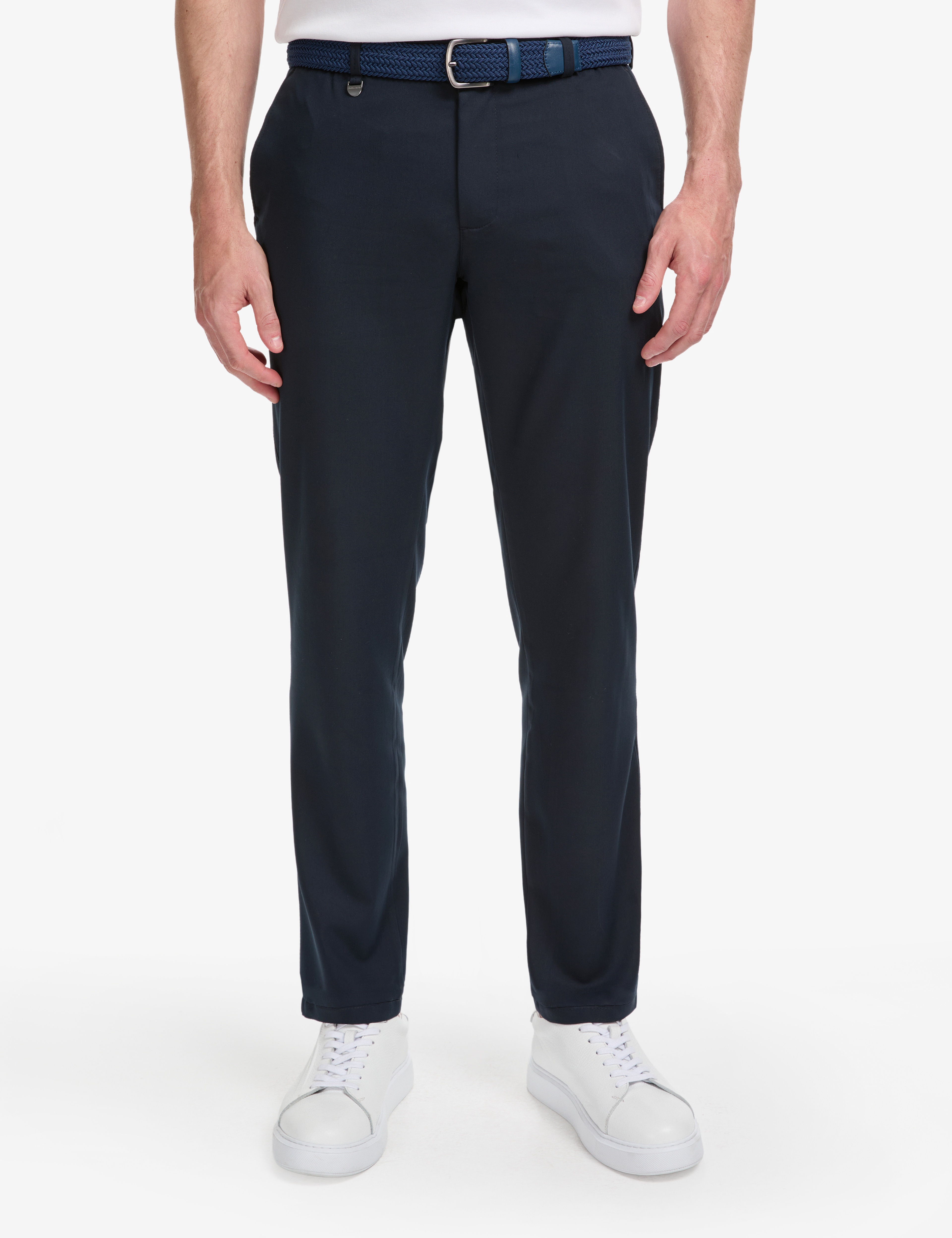 Lacivert Slim Fit Esnek Bel Klasik Jogger Pantolon - Image 2