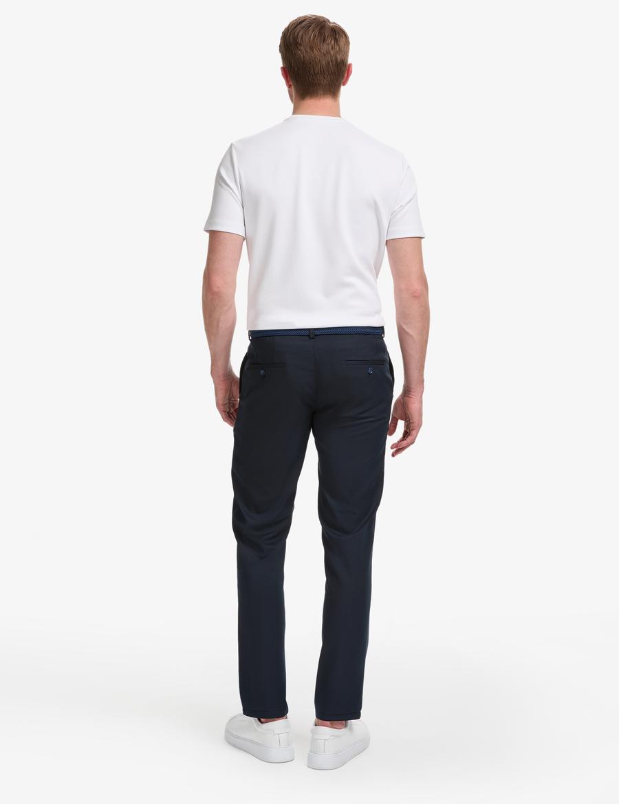 Koyu Lacivert Slim Fit Kumaş Pantolon