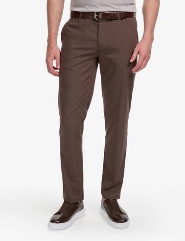 Kahverengi Slim Fit Klasik Jogger Pantolon