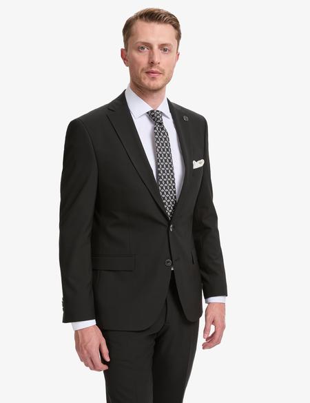 Siyah Slim Fit Takım Elbise - 50325155044