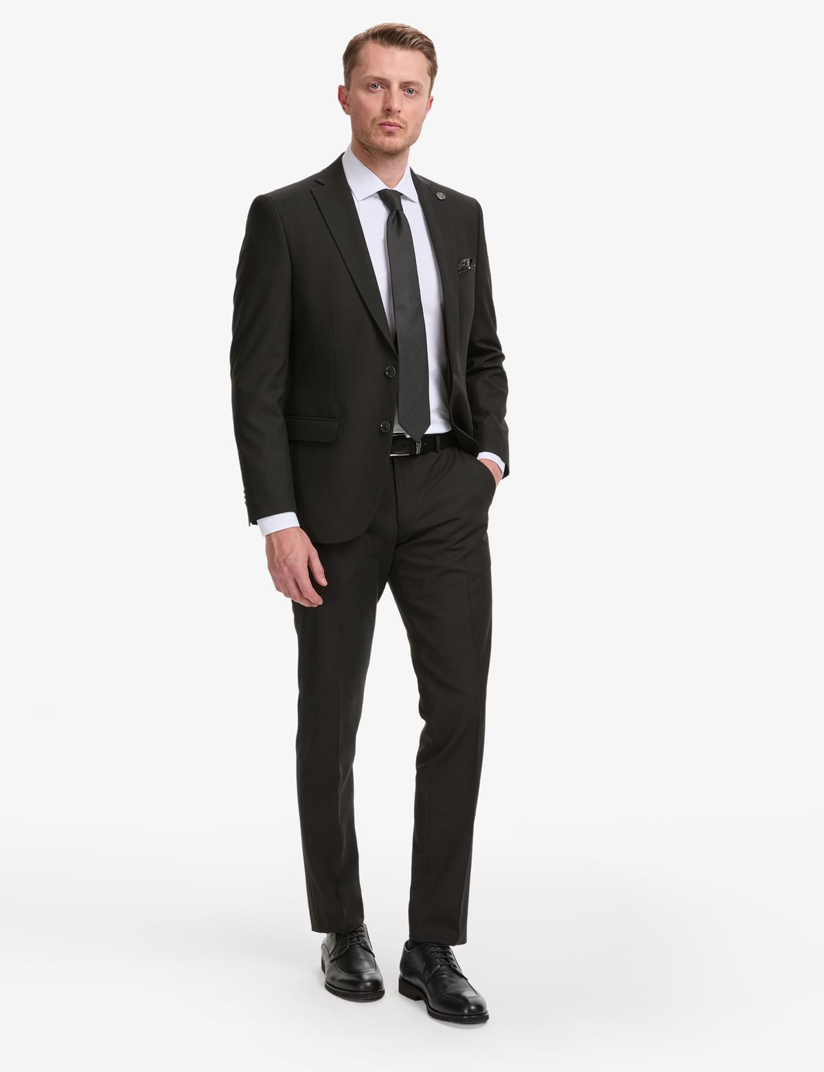 Siyah Slim Fit Takım Elbise - 50319614050