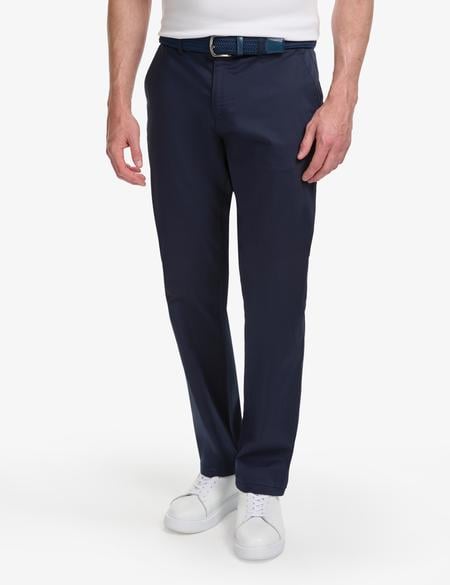 Lacivert Regular Fit Kanvas Pantolon - 50321988126