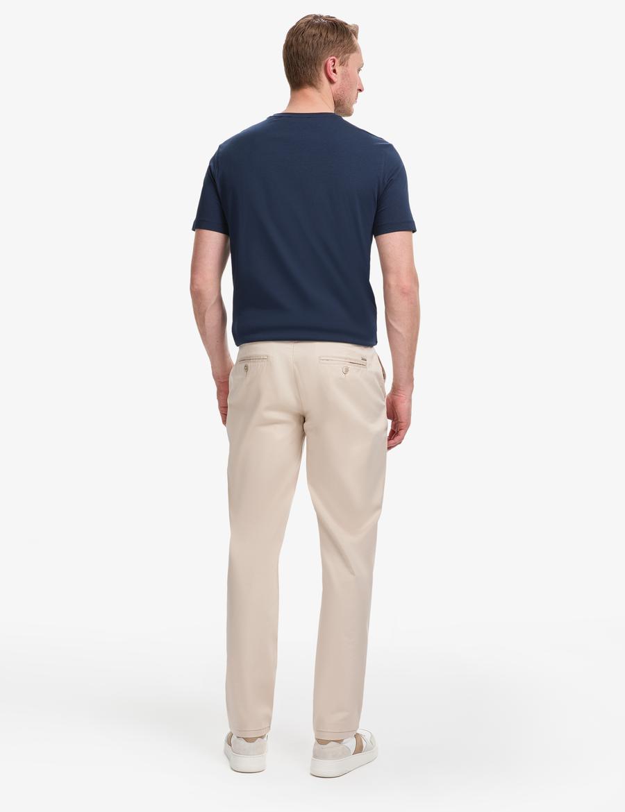Bej Regular Fit Kanvas Pantolon