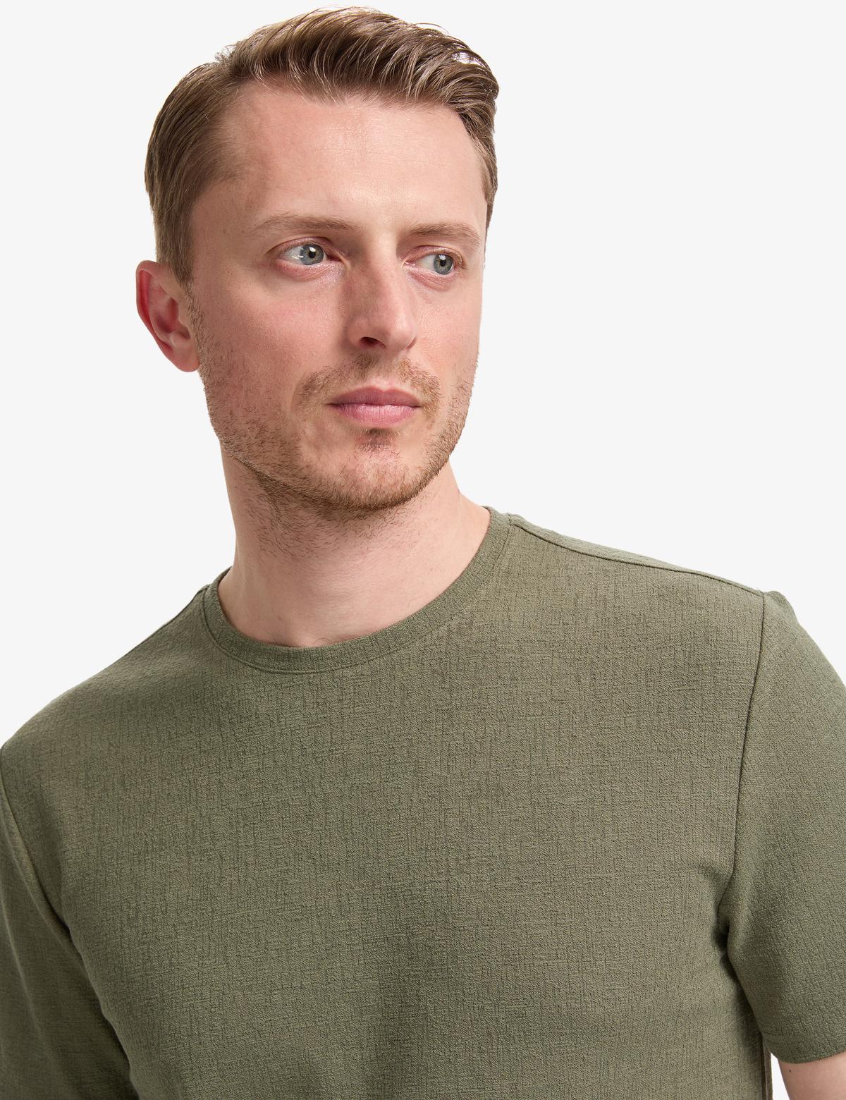 Haki Regular Fit Tişört - 50327857012