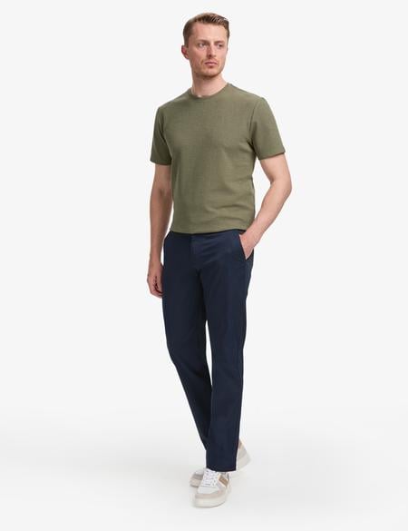 Lacivert Regular Fit Kanvas Pantolon - 50288510024