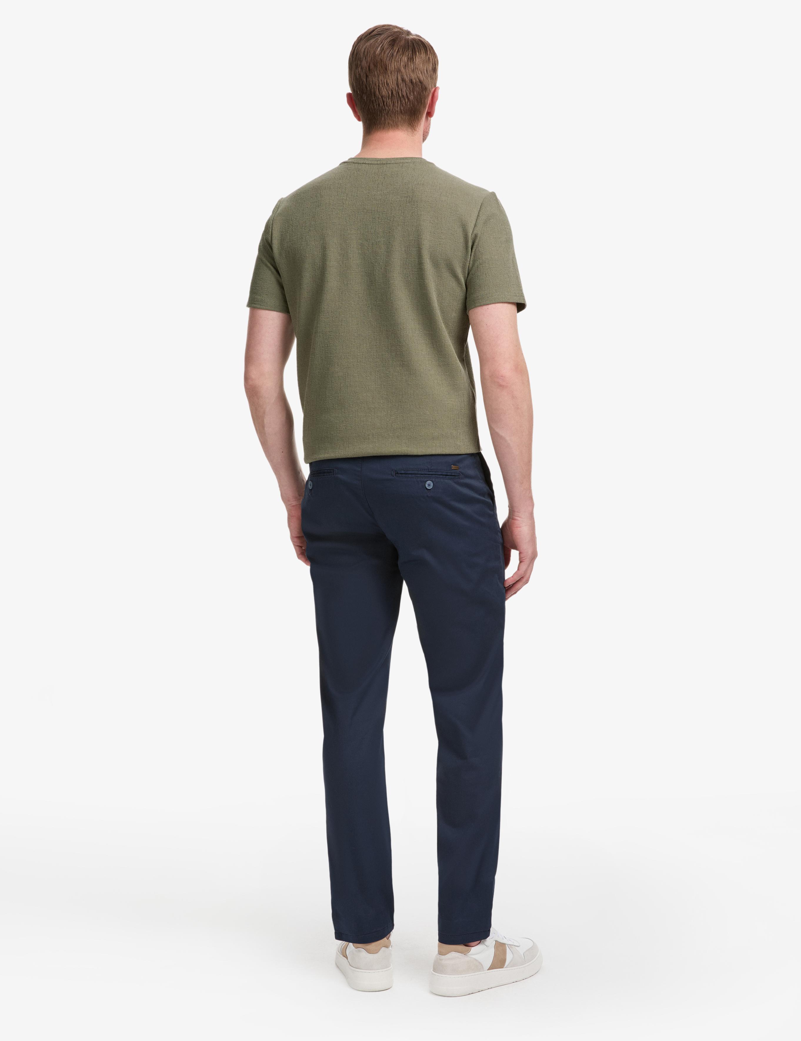 Lacivert Regular Fit Kanvas Pantolon