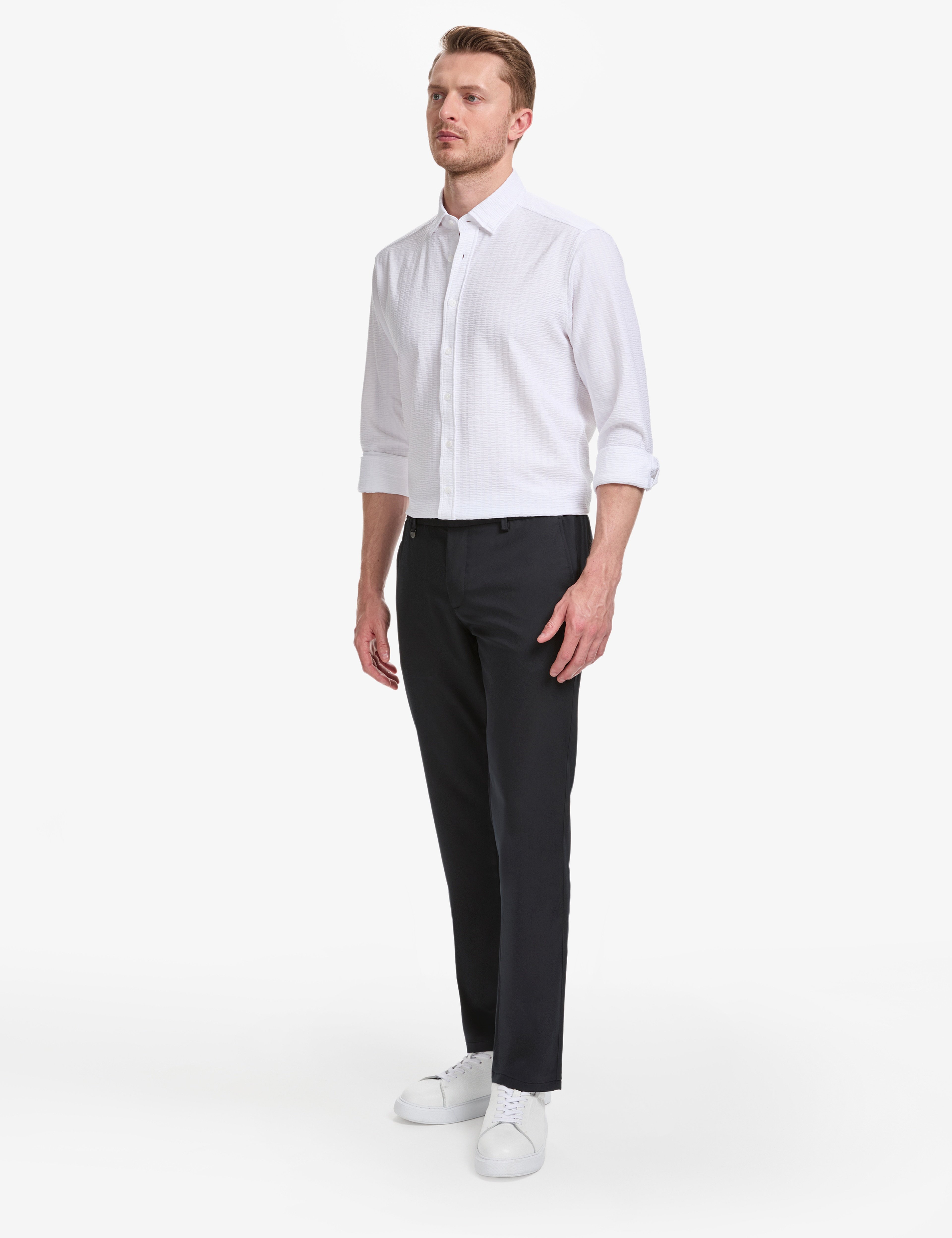 Lacivert Slim Fit Klasik Jogger Pantolon
