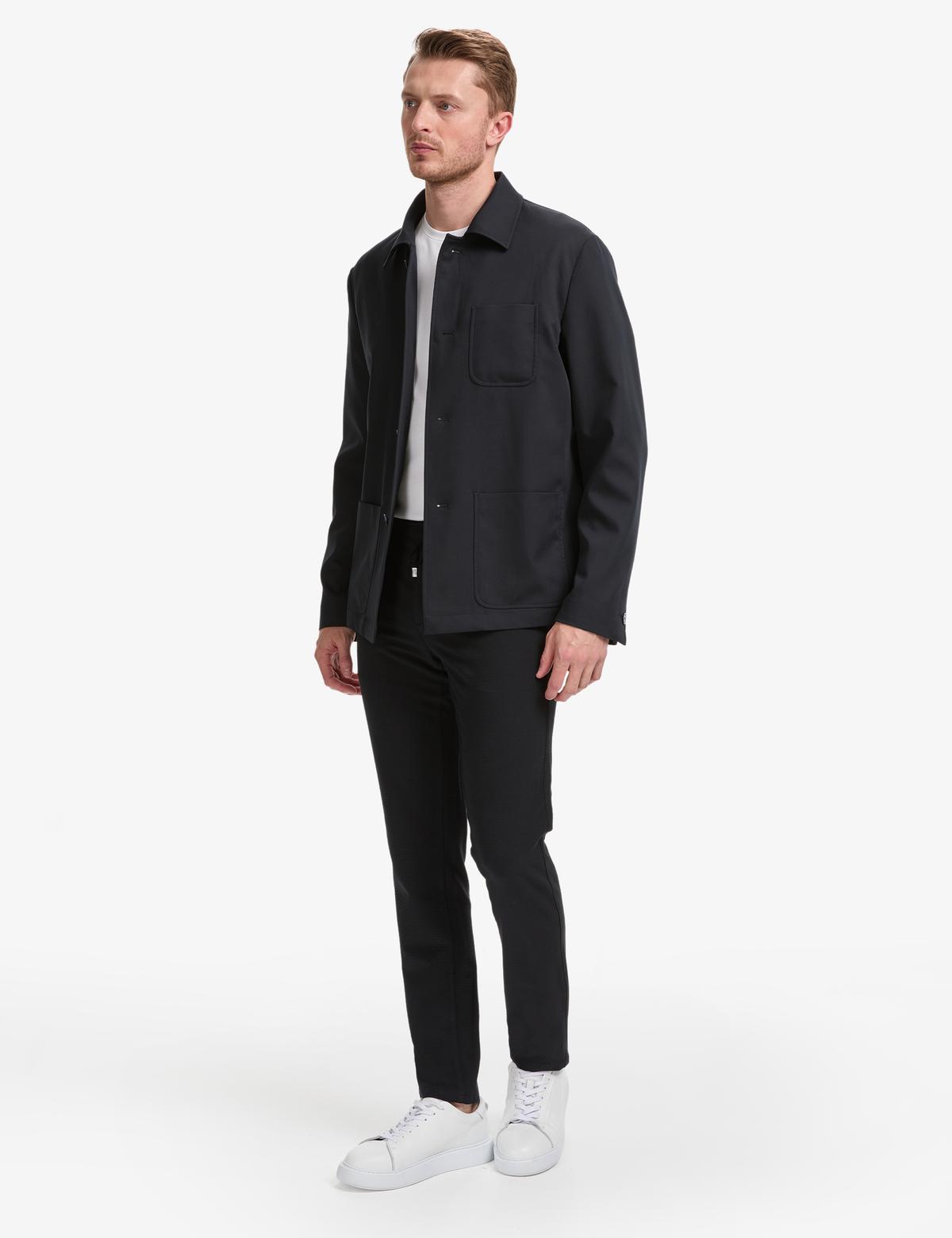 Lacivert Regular Fit Ceket - 50324835005