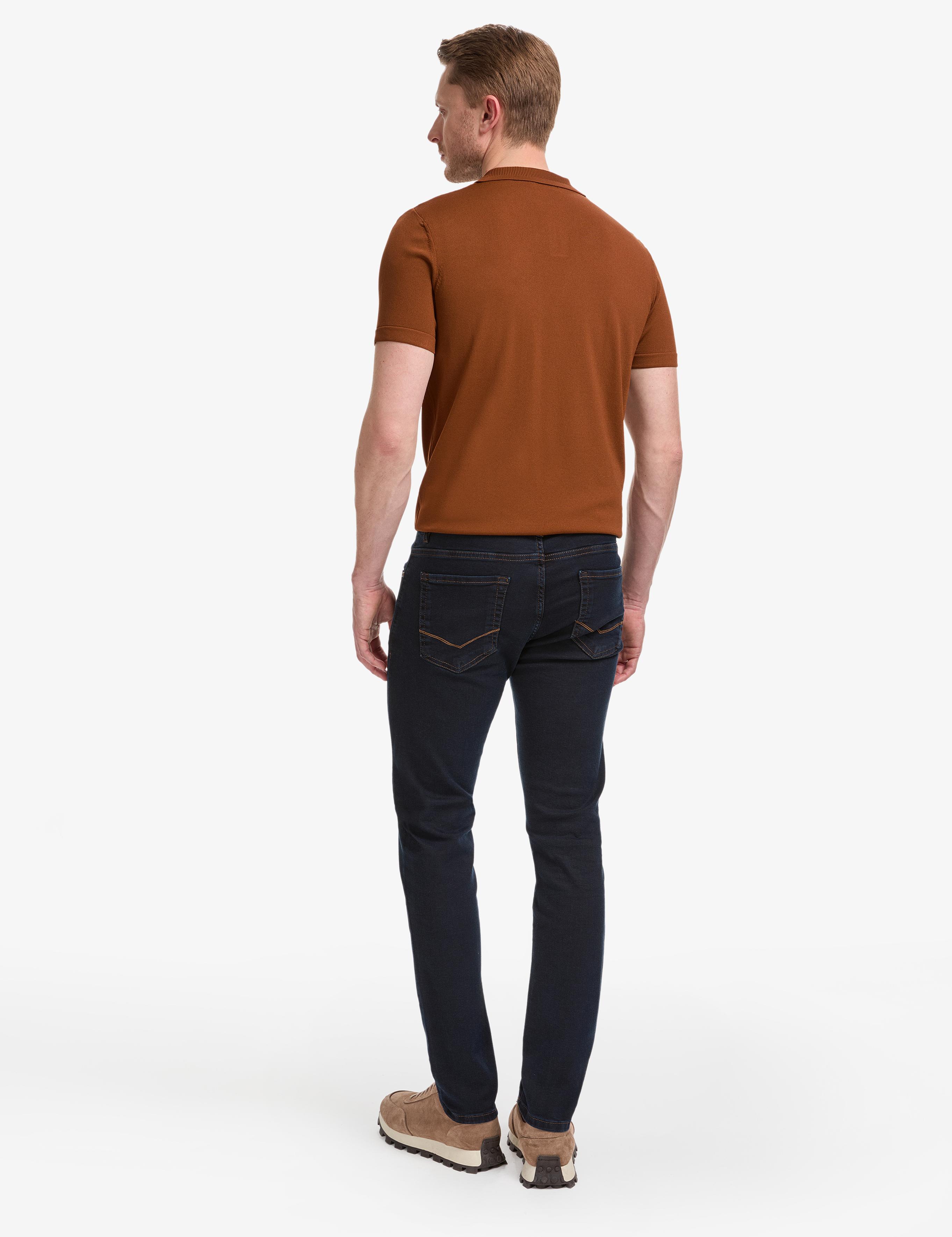 Koyu Lacivert Slim Fit Jean Pantolon