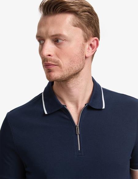 Lacivert Slim Fit Tişört - 50327873023