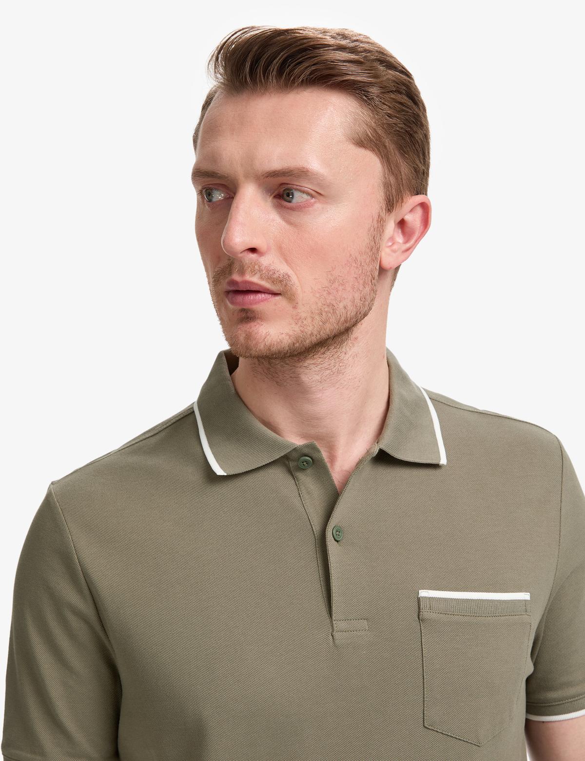 Haki Regular Fit Tişört - 50327859003