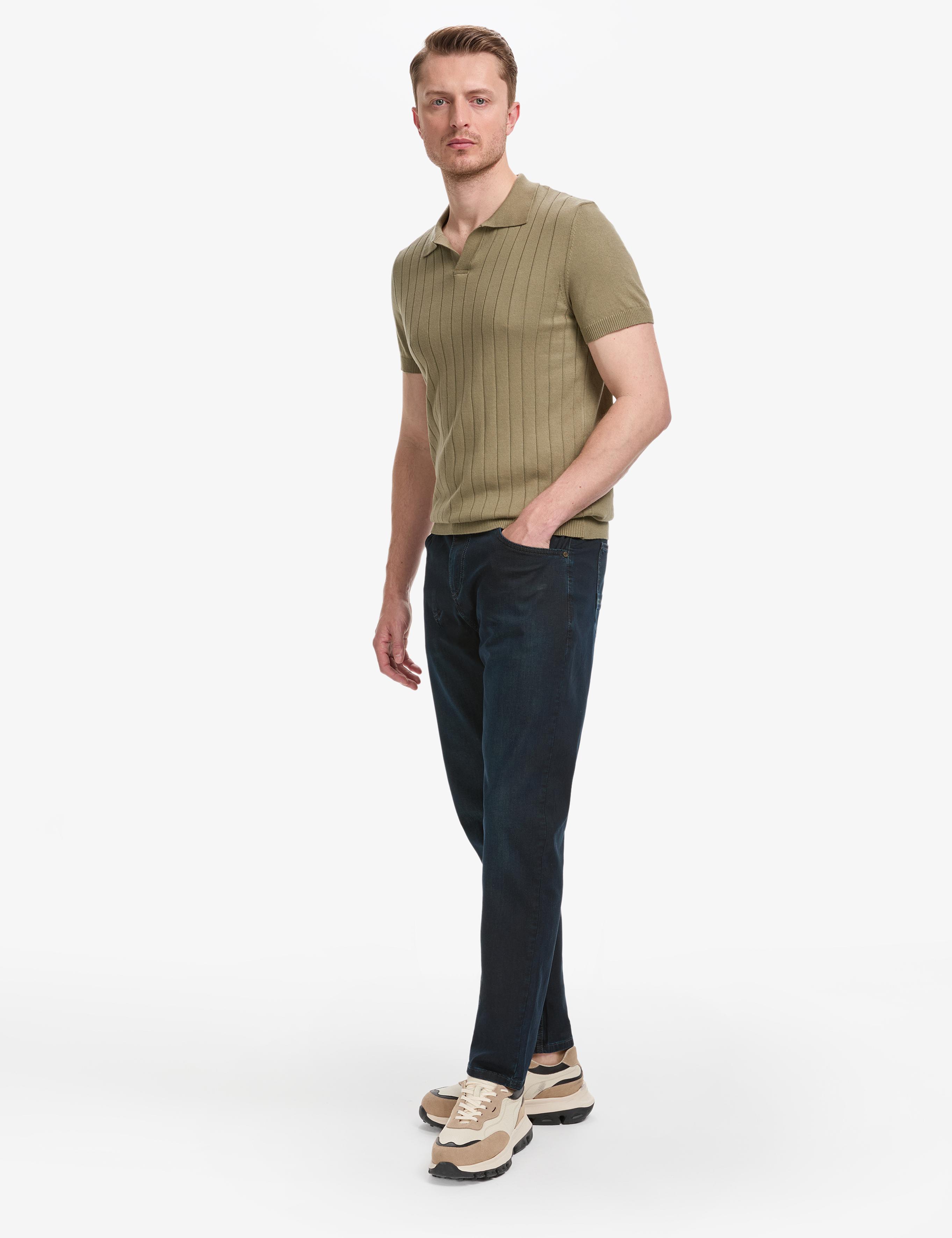 Lacivert Jean Pantolon