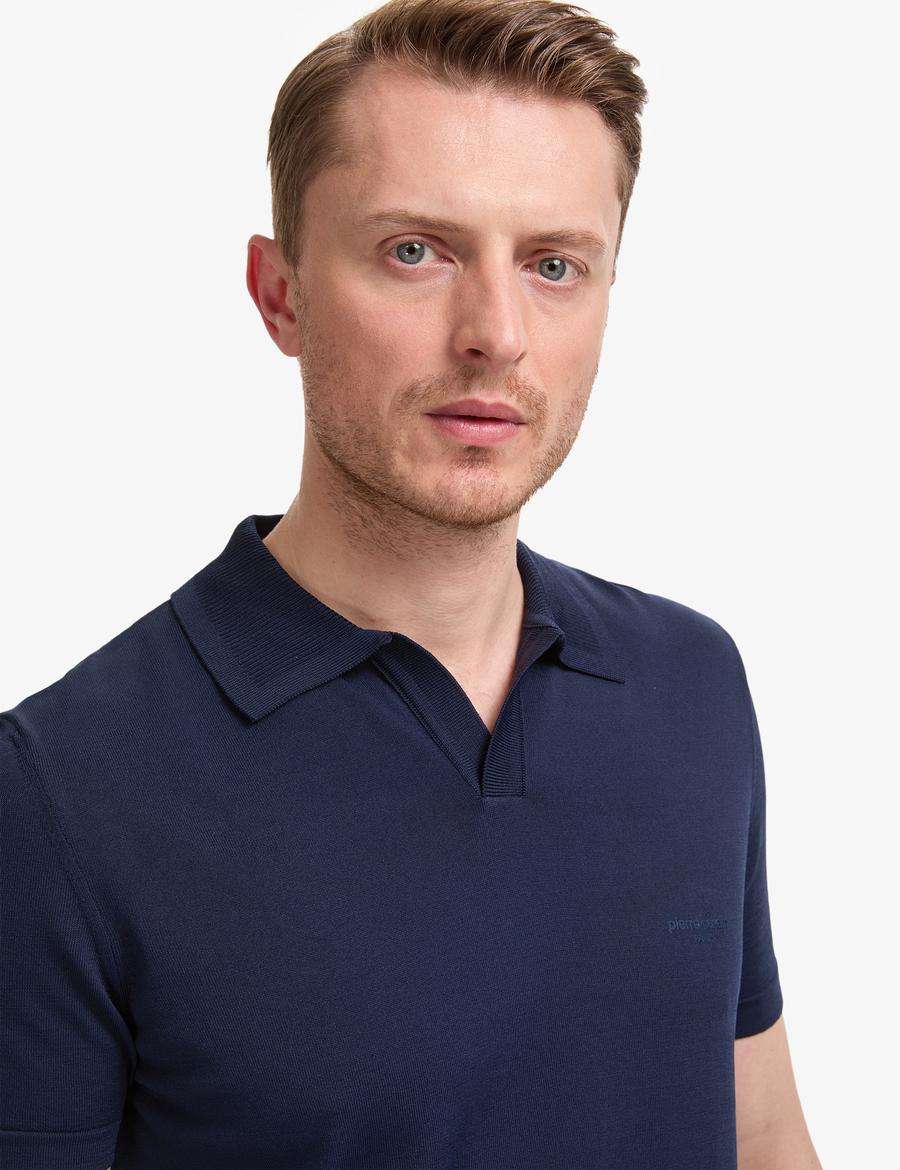 Lacivert Slim Fit Kazak