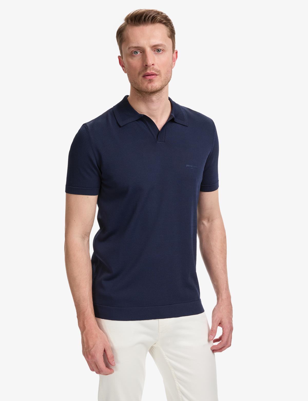 Lacivert Slim Fit Kazak