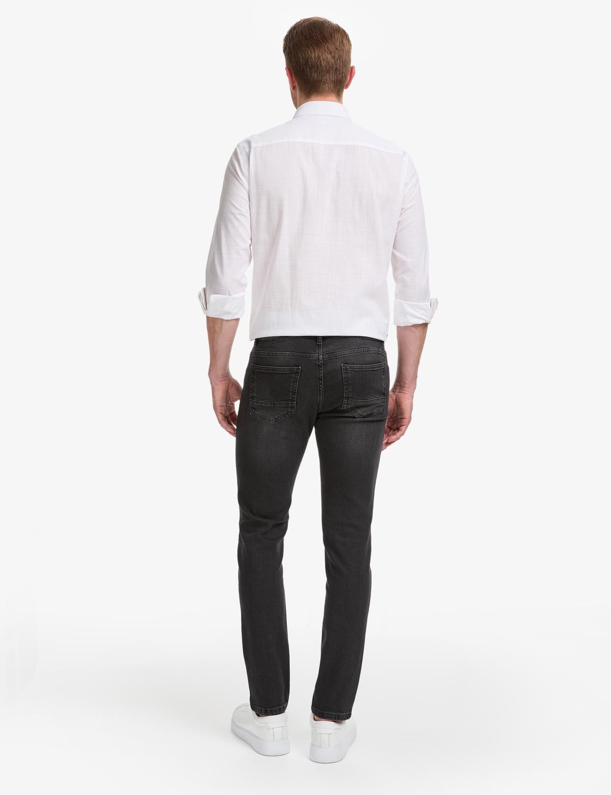 Siyah Slim Fit Jean Pantolon - 50327839007