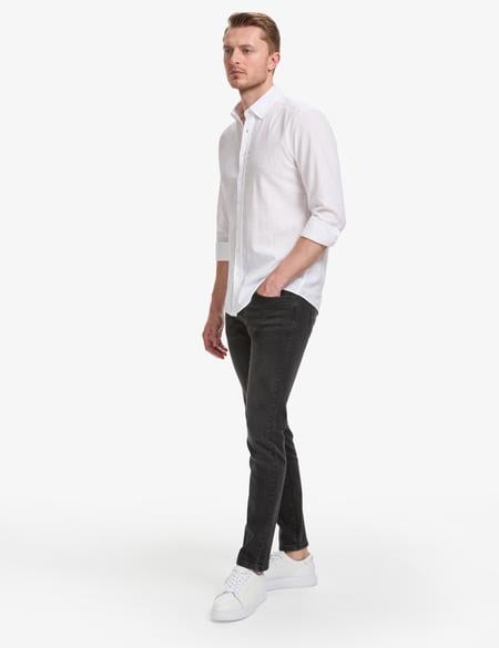 Siyah Slim Fit Jean Pantolon - 50327839007