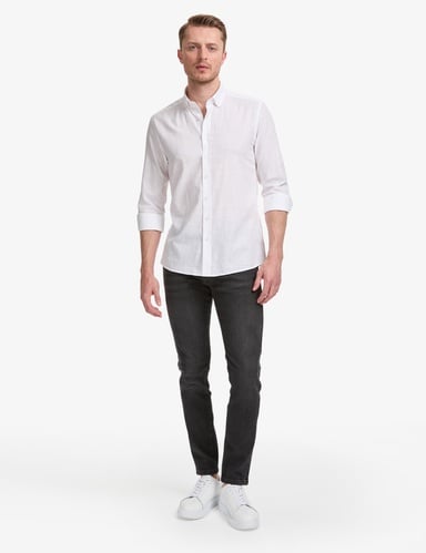 Siyah Slim Fit Jean Pantolon
